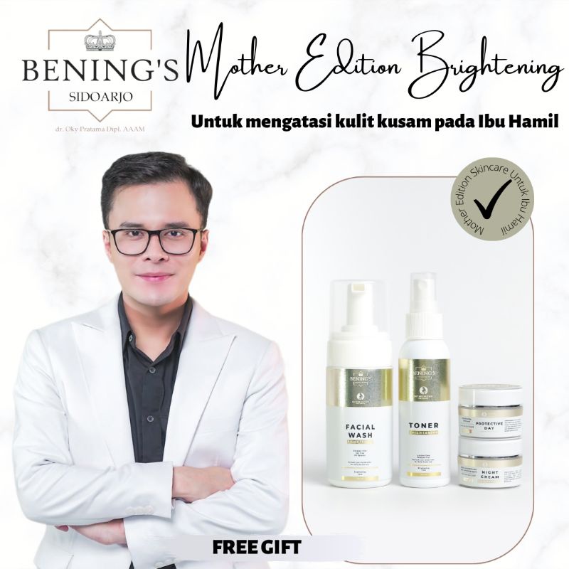 BENING'S PAKET MOTHER EDITION BRIGHTENING | SKINCARE UNTUK IBU HAMIL
