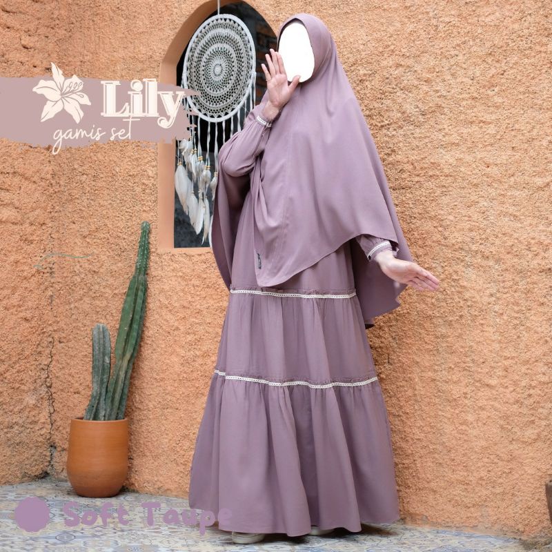 Shazfa lily gamis set free cadar tali