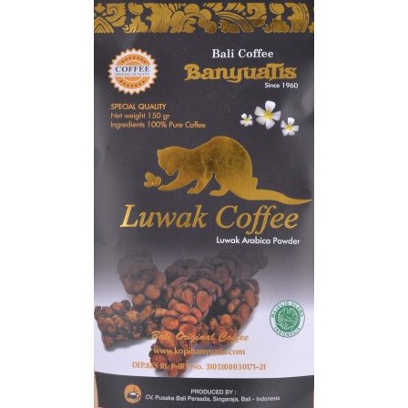 BALICIHUI Kopi Bali Banyuatis Luwak Arabica Powder 50 gr Luwak Murni