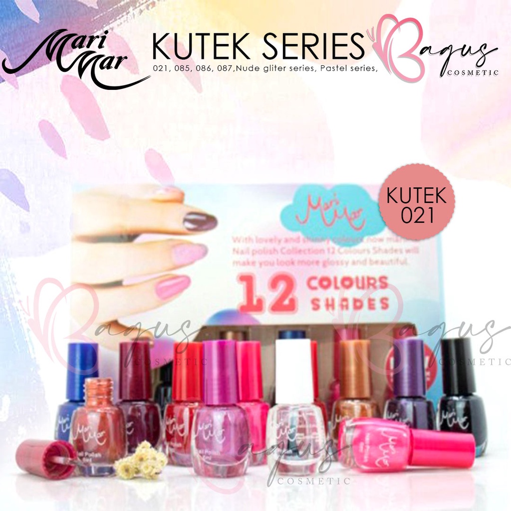 ⭐ BAGUS ⭐ MARIMAR NAIL POLISH 021 Series | Kutek Cat Kuku