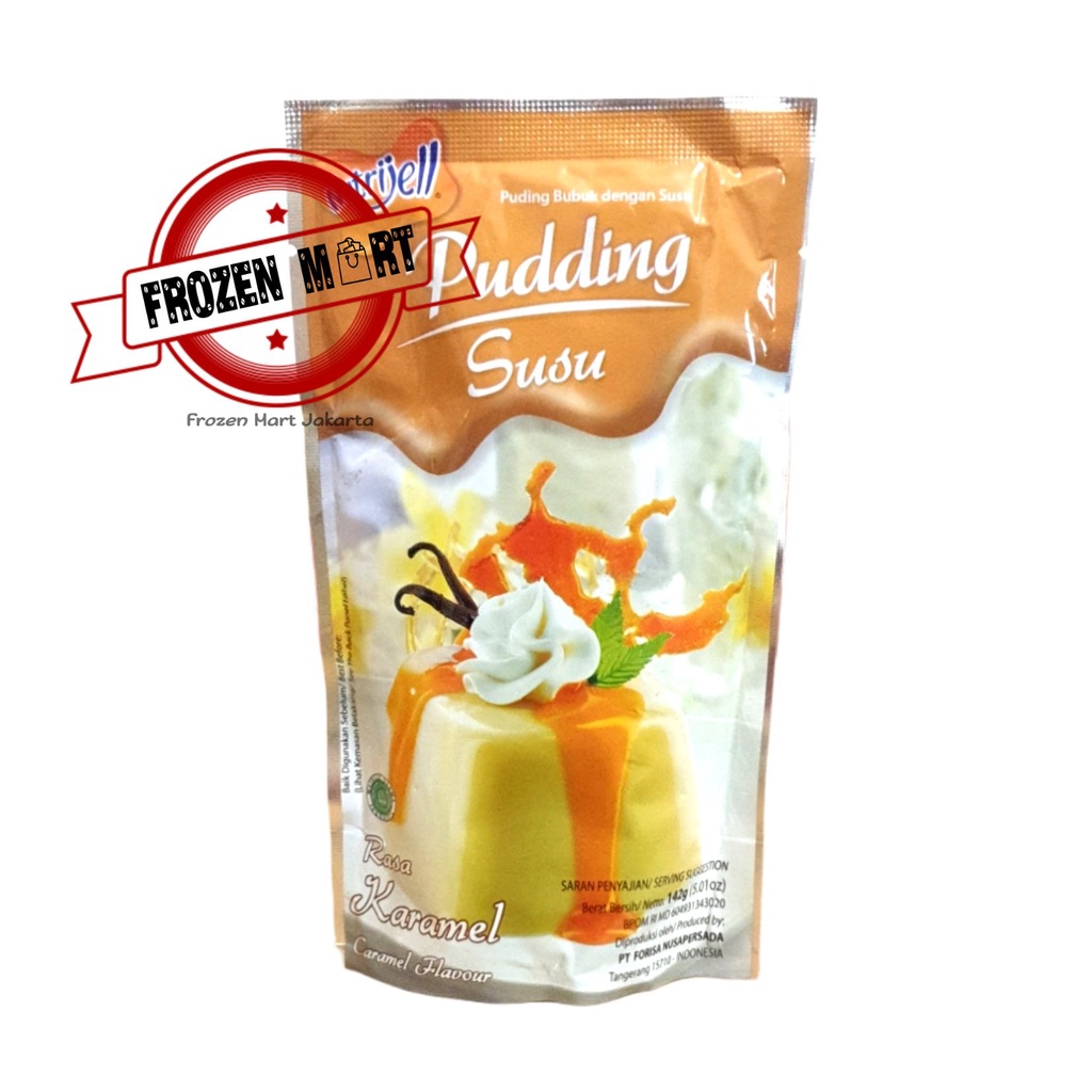 NUTRIJELL Pudding Susu Rasa Karamel / Puding Caramel 142 Gr
