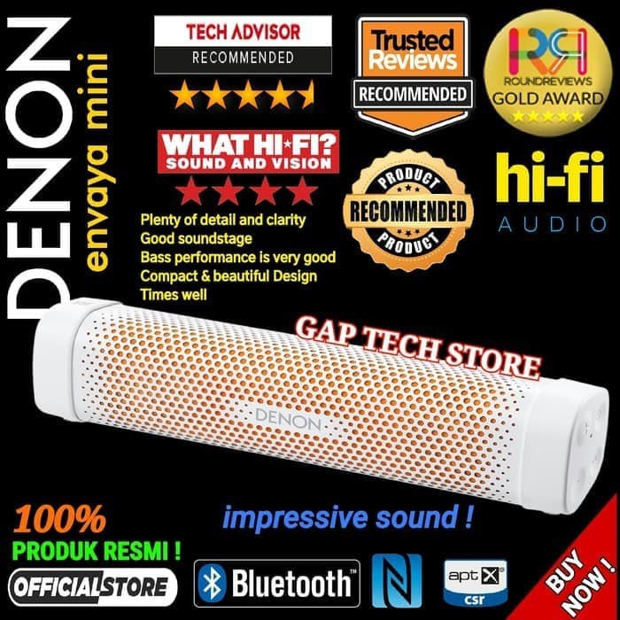 Denon Envaya Mini Premium Portable Bluetooth Speaker