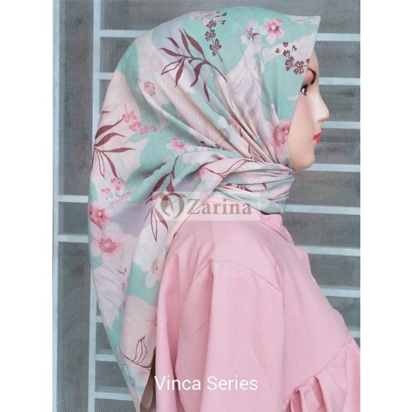 Hijab segi empat premium motif, Akira Dobby Kr Vinca