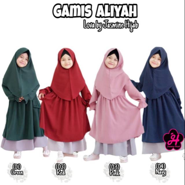 GAMIS ANAK ALIYAH LOVA BY JH