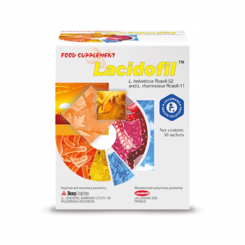 Lacidofil Sachet Original (1 SACHET) 1gram Suplemen Kesehatan Pencernaan