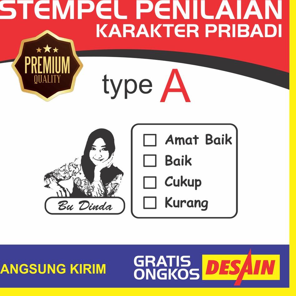 

ぺ STEMPEL PENILAIAN KARAKTER PRIBADI ヲ