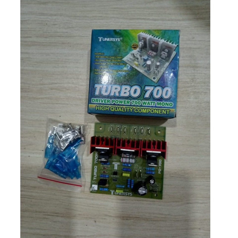 KIT DRIVER POWER TURBO 700 WATT MONO Driver 700W Tunersys TB 700