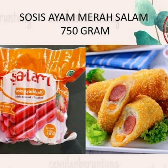 

Sosis Ayam Merah Salam 750 Gram