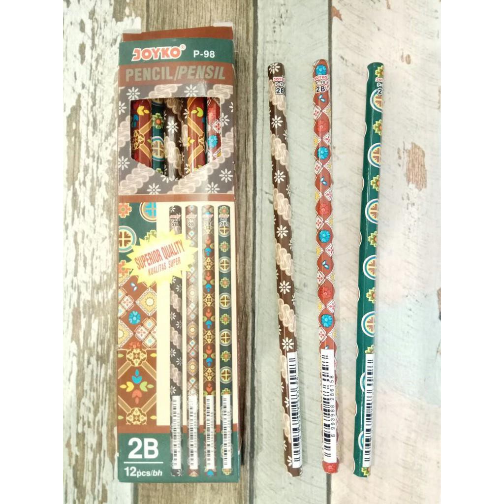 

Pensil 2B P-98 Batik Joyko (12pcs)