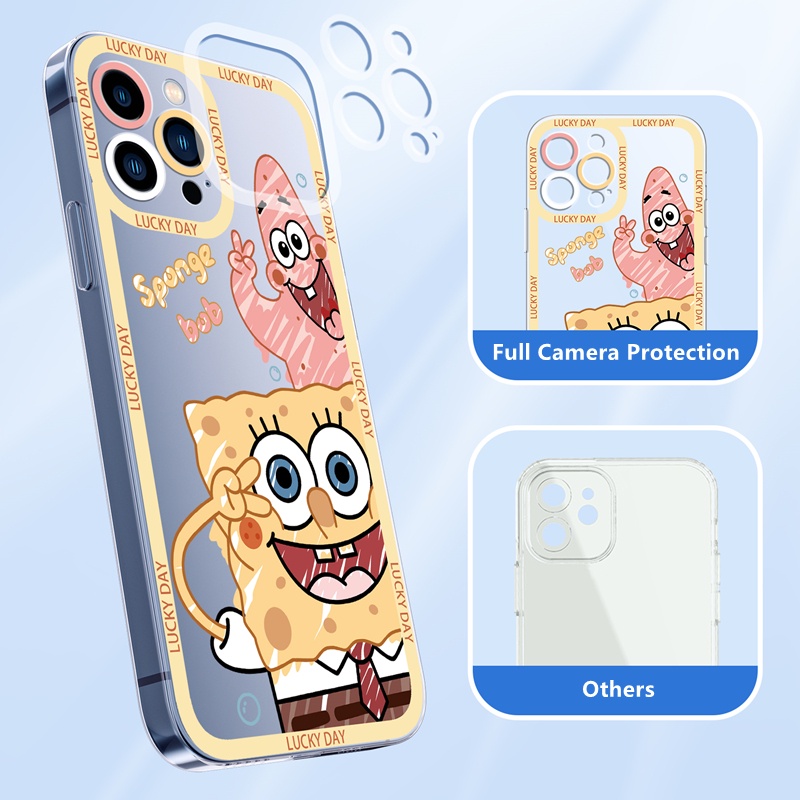 Dllencase Casing Soft Case TPU Motif Kartun Untuk For iPhone 14 13 Pro Max / 6 + / 6s + / 7 / 7 + / 8 / 8 + / X / XS / XR / XS Max / 11 / 12 / 13 / A2 Pro / Max