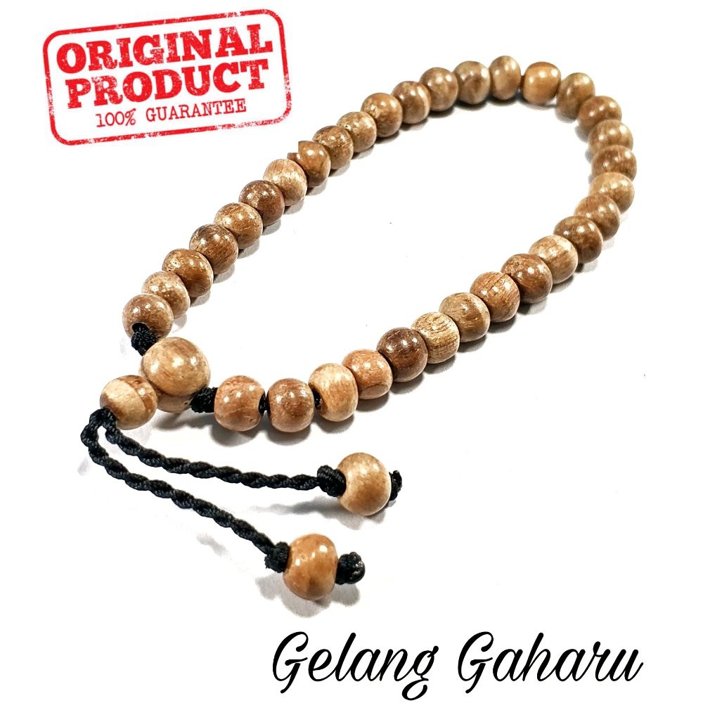 GELANG KAYU TASBIH GAHARU KALIMANTAN ORIGINAL DIJAMIN WANGI KHAS GAHARU ASLI