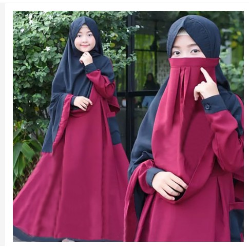  Baju  Gamis anak  perempuan  syari muslimah pakaian kids 