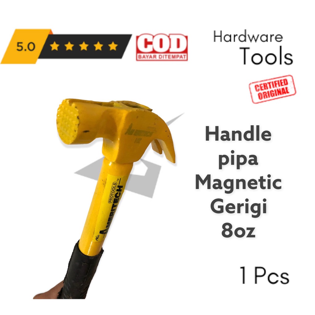 Palu Kambing TANDUK NEO AMERITECH Gagang PIPA BESI 8Oz / 16Oz HAMMER