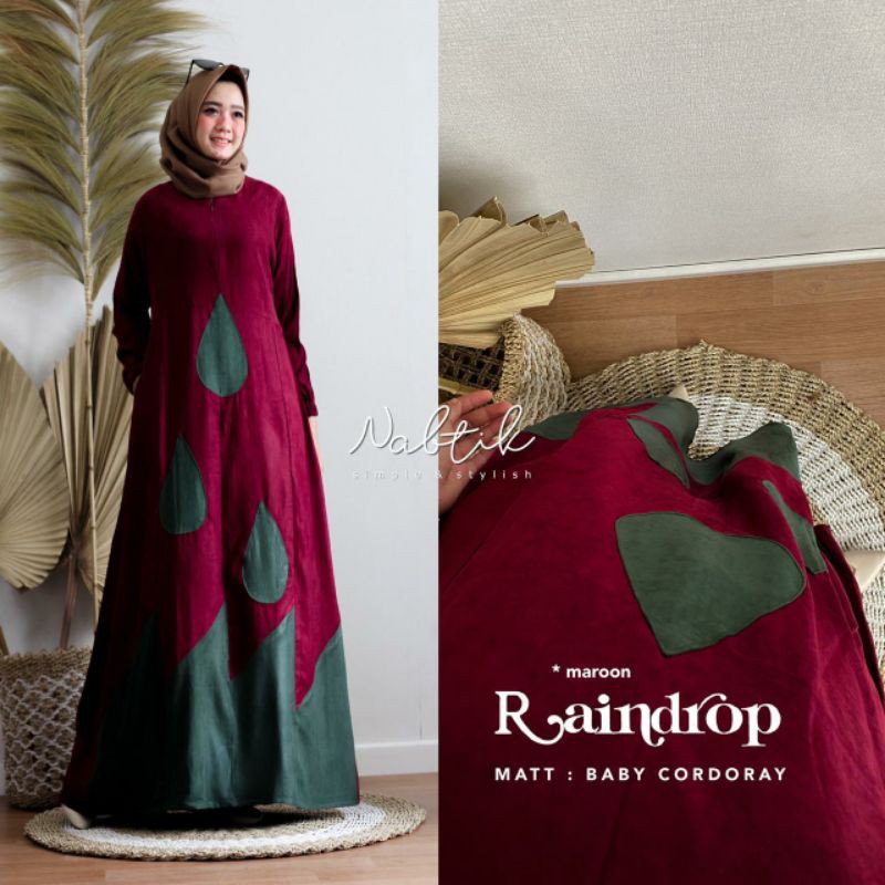 Raindrop dress/ gamis codoray/ dress codoray