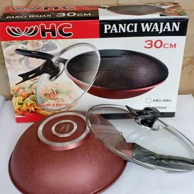 Panci Wajan HC Pan Wok Pan tebal 30 cm