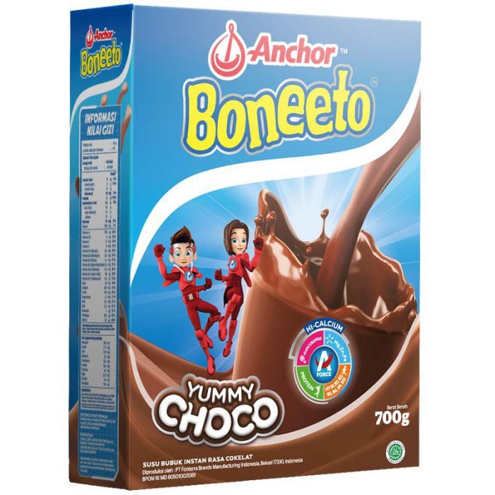 

Anchor Boneeto Susu Bubuk Hi-Calcium Yummy Choco 700G