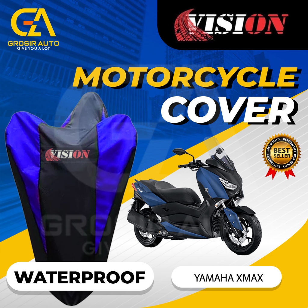 Sarung Motor XMAX Antiair Vision / Cover Selimut Penutup Sarung Mantel Motor Vision