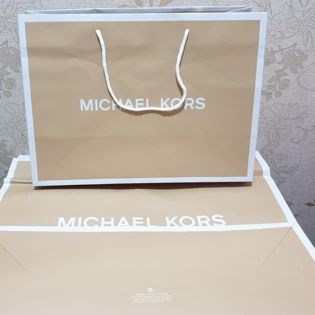 michael kors paper bag original