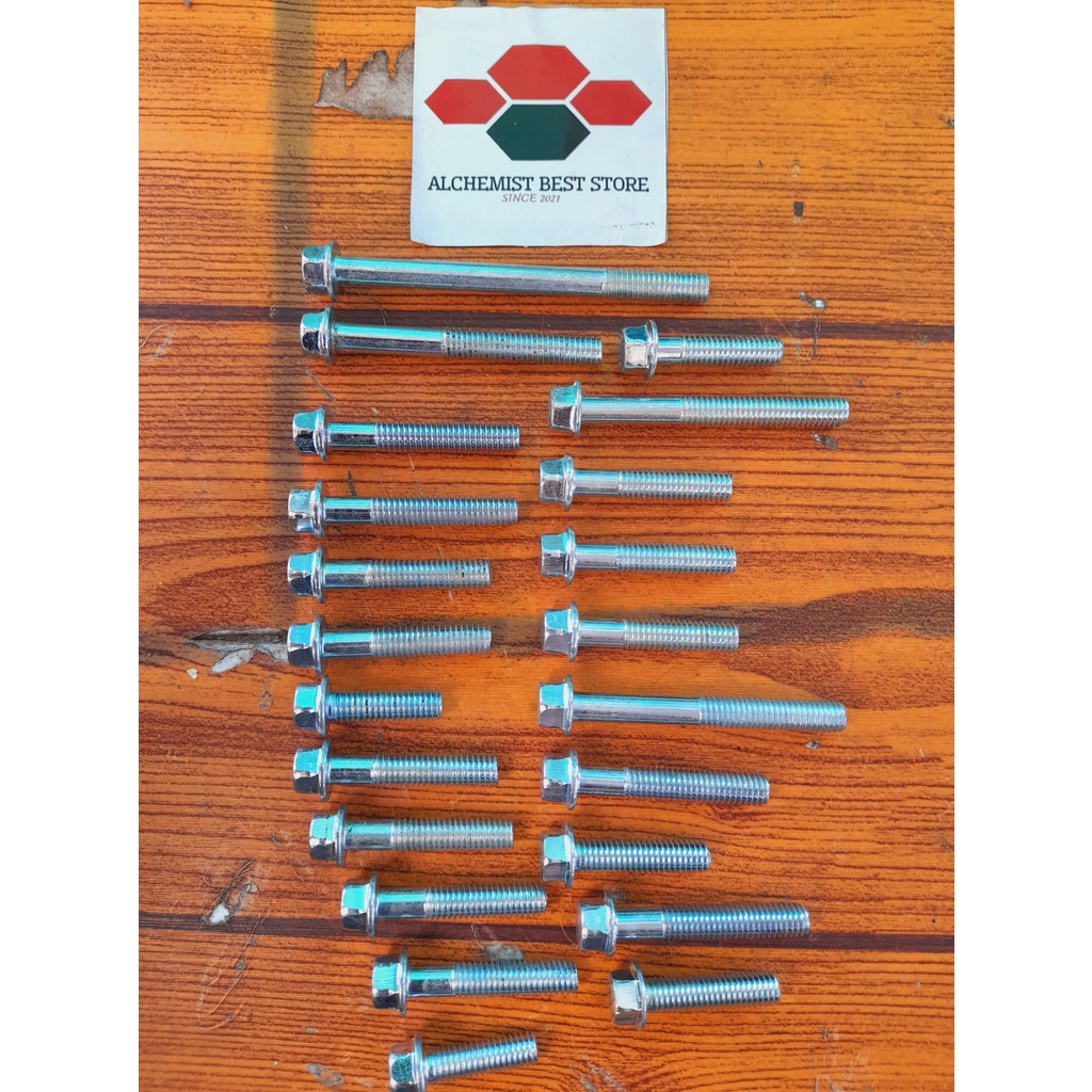 COD Baut Kawasaki Ninja 4T 1Set / Baud Block Mesin Ninja 4T 1Set / Baud Baut Block Mesin Kawasaki Ninja 4T 1Set