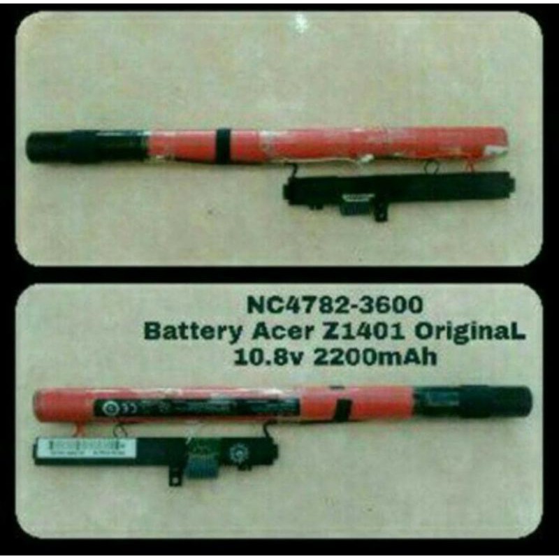 ORIGINAL Batre Baterai Battery Acer One Z1401 NC4782-3600