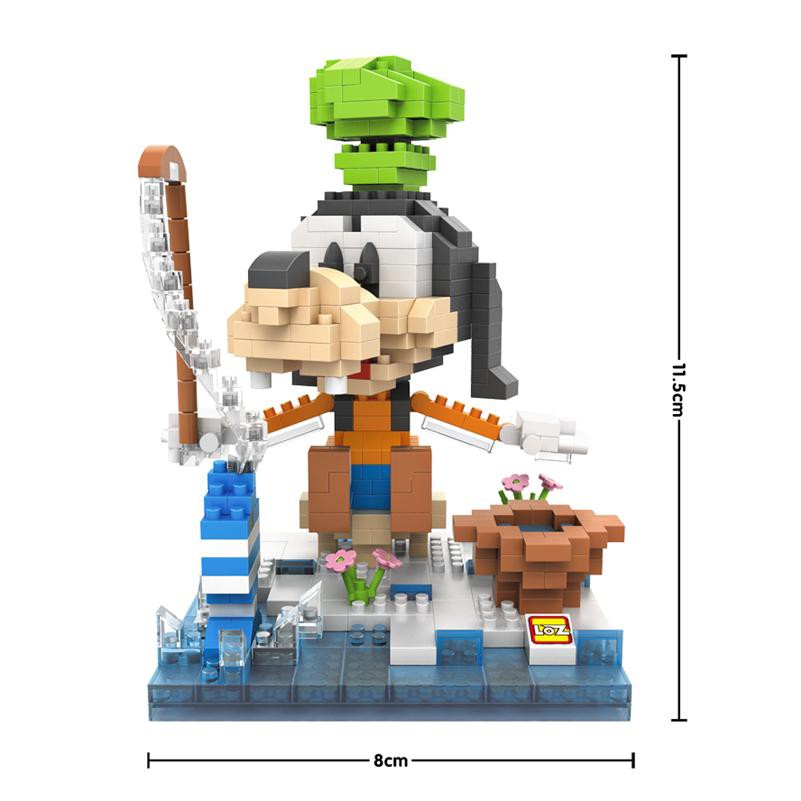 Goofy Disney Fishing Mancing - L9639 Nano Block Mini Brick