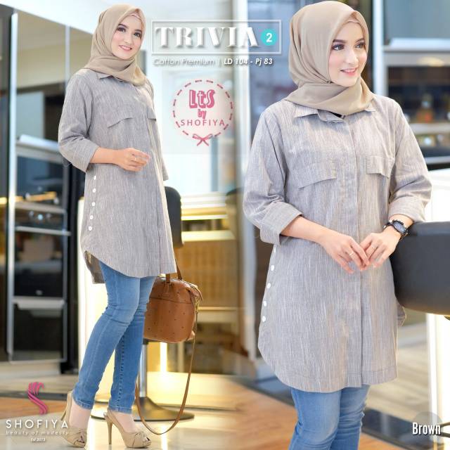 Trivia 2 Tunik Original by Shofiya