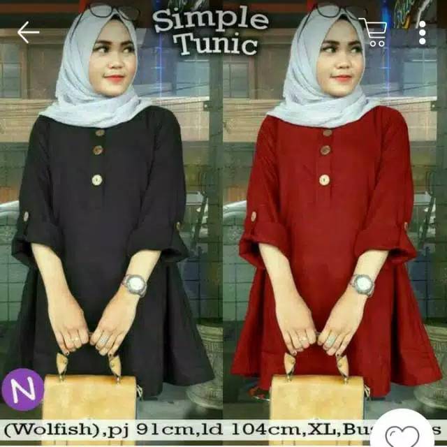 Baju murah-simple tunik