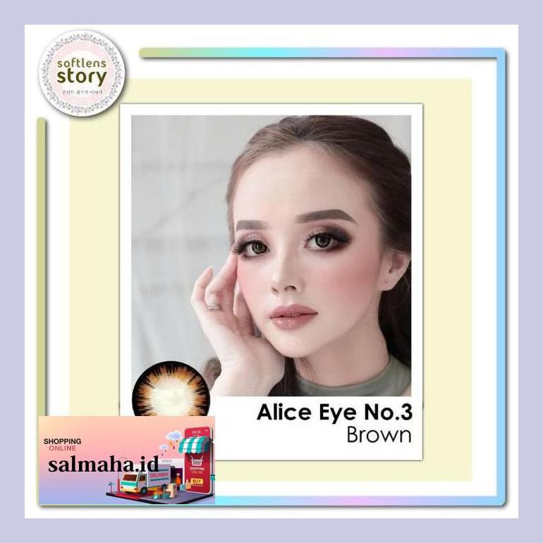 

T3Tky0Xs1 Alice No 3 Softlens Warna - Blue L4Htxnne