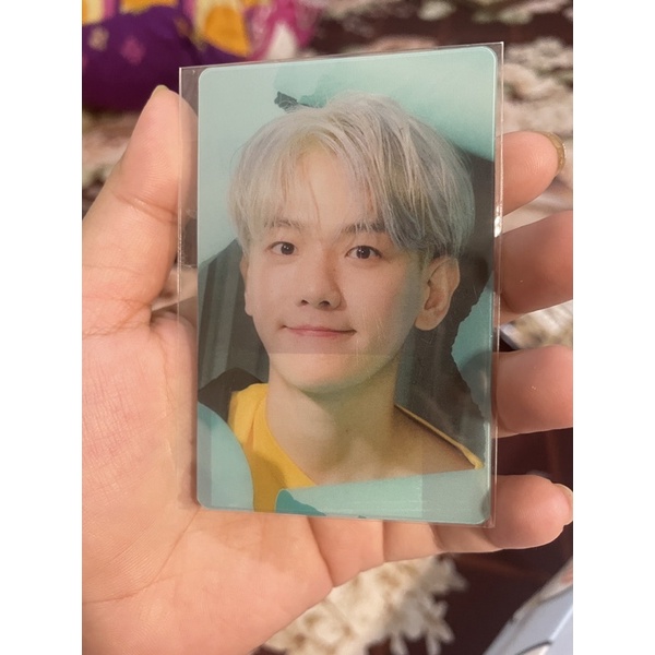 [BOOKED] clear photocard baekhyun exo pc japan album get you alone