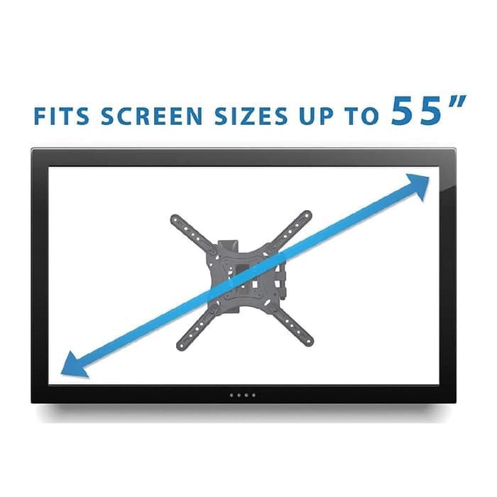 Bracket TV Swivel 4 arah 14 - 42 inch ori