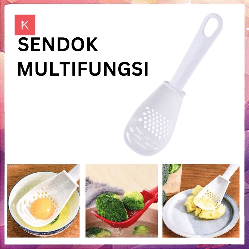 ANG SENDOK SARINGAN MULTIFUNGSI / CENTONG NASI SERBAGUNA