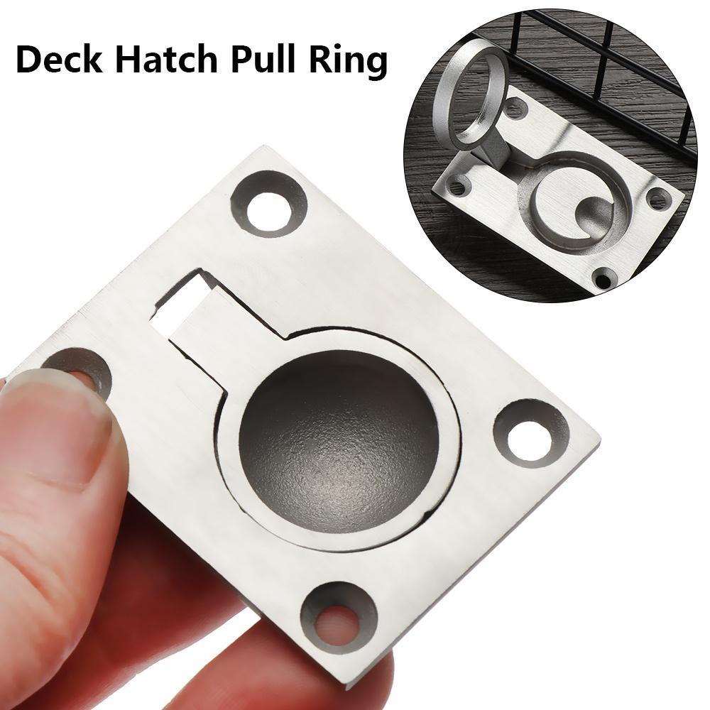 Preva Gagang Lemari Pegangan Perlengkapan Perahu Dapur Laut Tahan Lama Deck Hatch Pull Ring