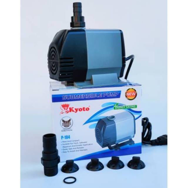 KYOTO P 104 POMPA FILTER KOLAM AQUARIUM HIDROPONIK Submersible Pump Power Head