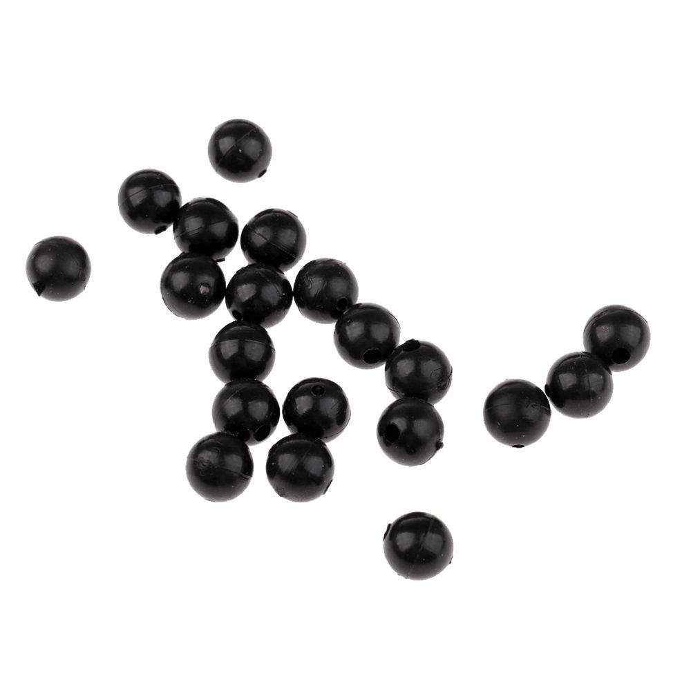 Agustinina Anti Lilit Kacang 50 Pcs Outdoor 6mm/8mm Line Bean Bobber Float Stopper Bumper Beans Line Set Bobber Stopper Pelampung Memancing Manik Lembut Bead Stopper