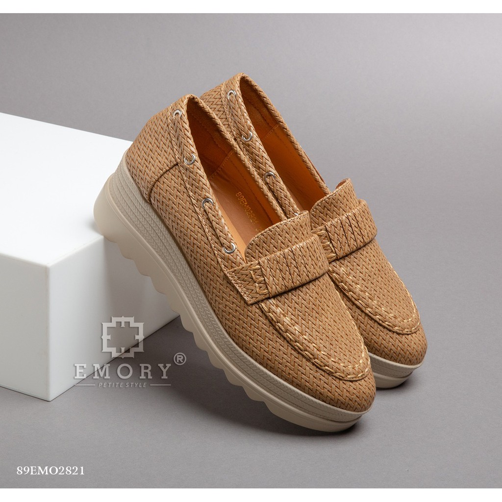 LINKSBANDUNG - EMORY  Luxa 89EMO2821 Sepatu Hak Tinggi Wanita Wedges Motif Anyam Original
