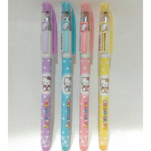 

Pulpen gel ink pen hello kitty pen pastel korea