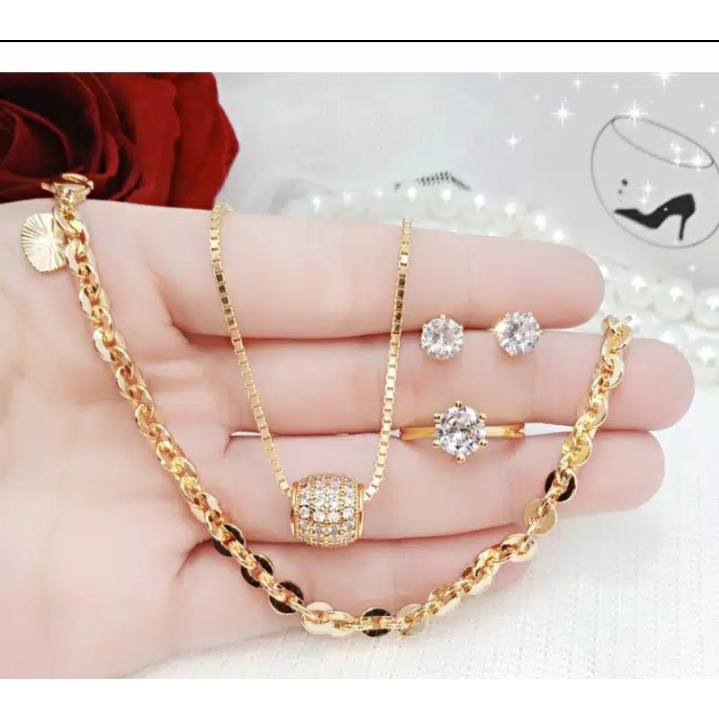 Xuping Set perhiasan GT88v Shopee Indonesia Xuping Set perhiasan GT88v Shopee Indonesia