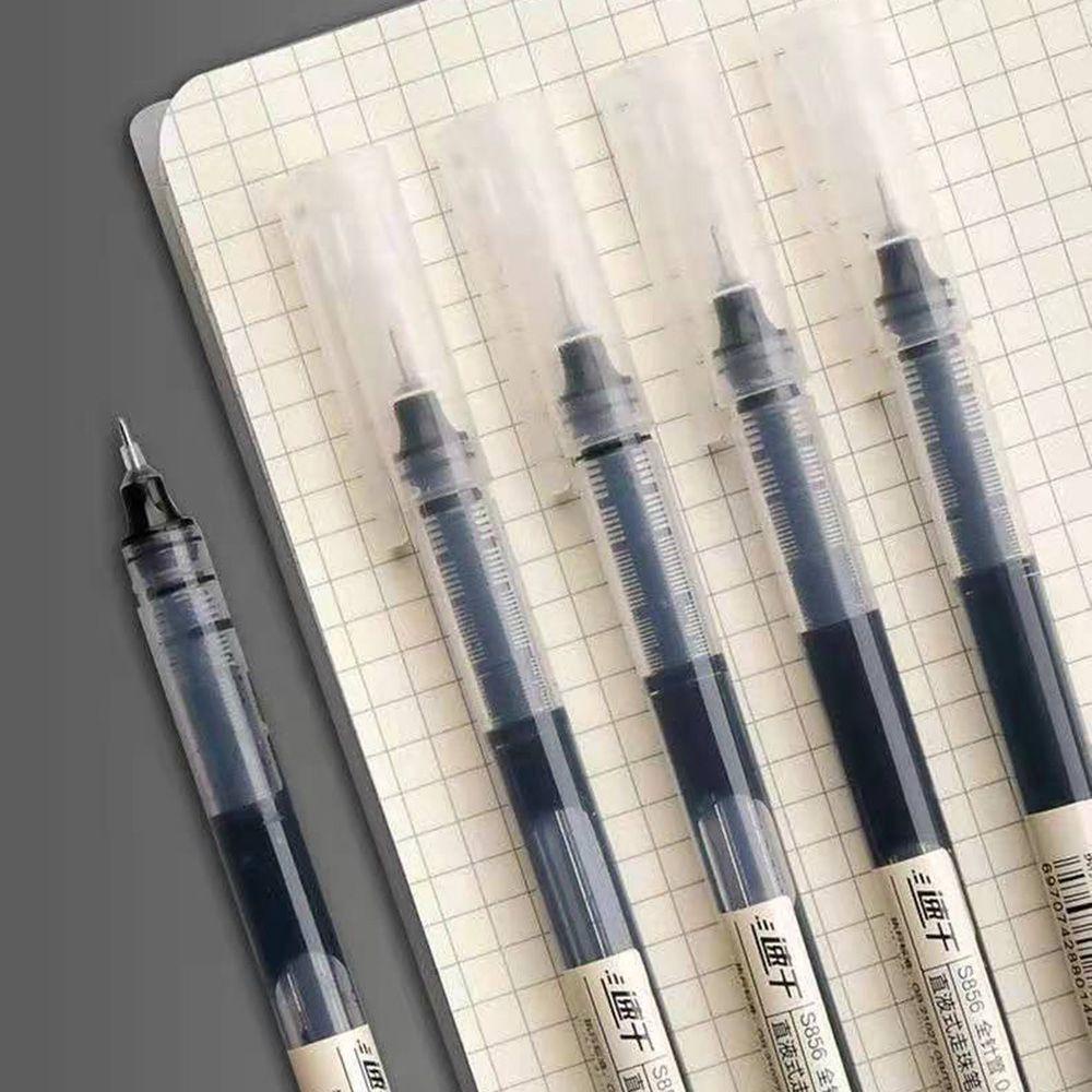 SUYO Gel Pen Perlengkapan Siswa Tabung Jarum Full Kapasitas Tinggi 0.5mm Rollerball Pen