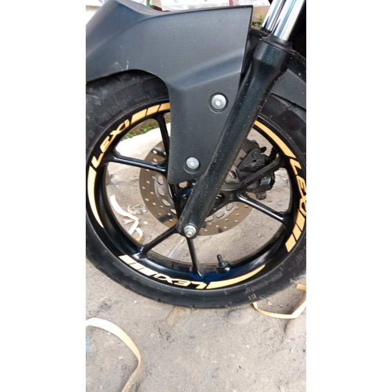 STIKER VELG LEXI FULL GOLD