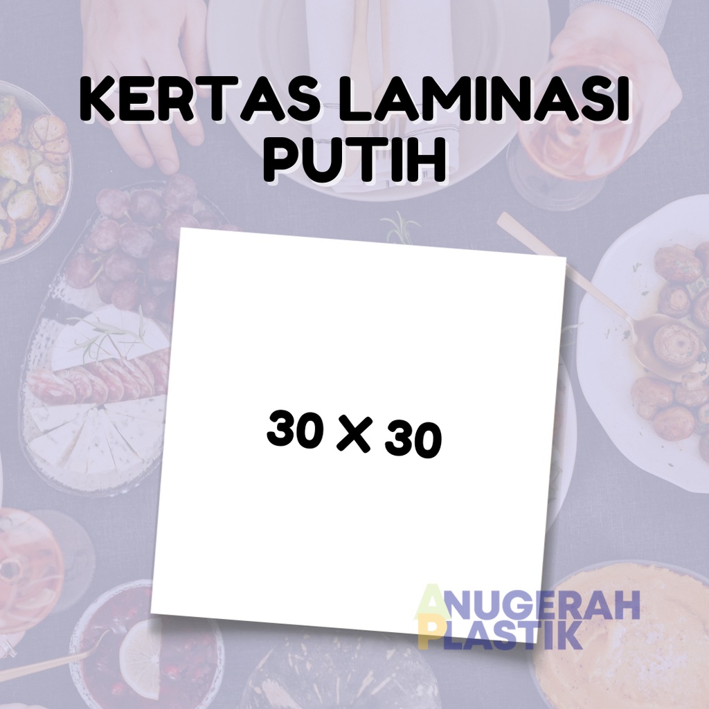 kertas nasi kfc/ kertas laminasi ukuran 30x30