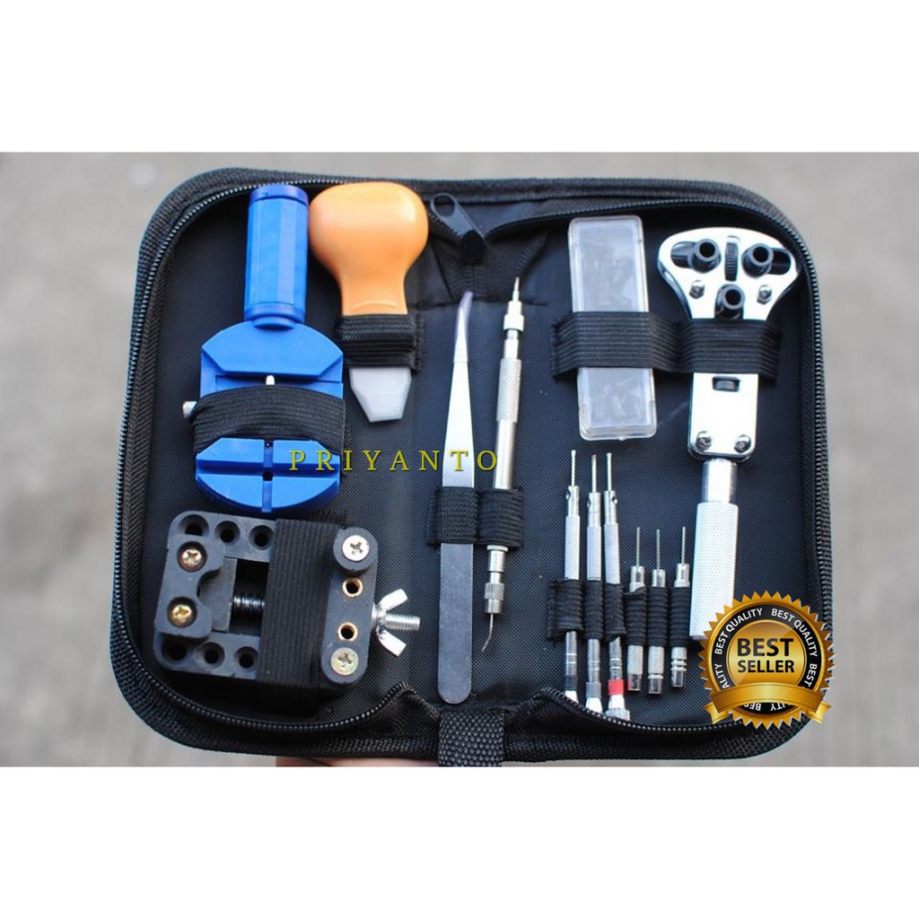 Alat Reparasi Servis Jam Tangan Tools Set WATCHKITE WKOS Model Tas Terbaik