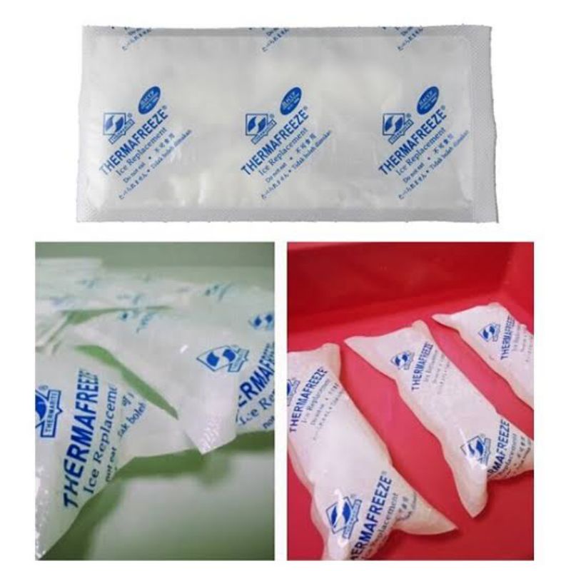 thermafreeze ice gel lembaran 1 lembar isi 12 pcs ice gel thermafreeze