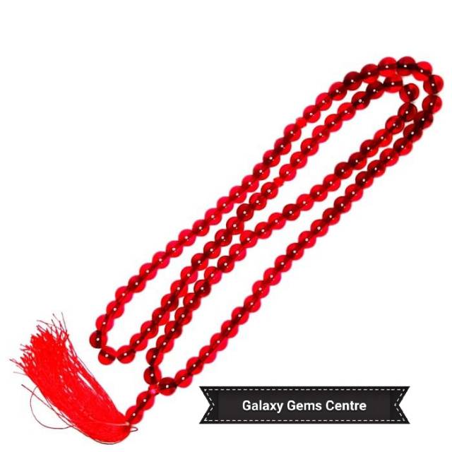 Tasbih Batu 99 Butir Giok Merah Original HALAL