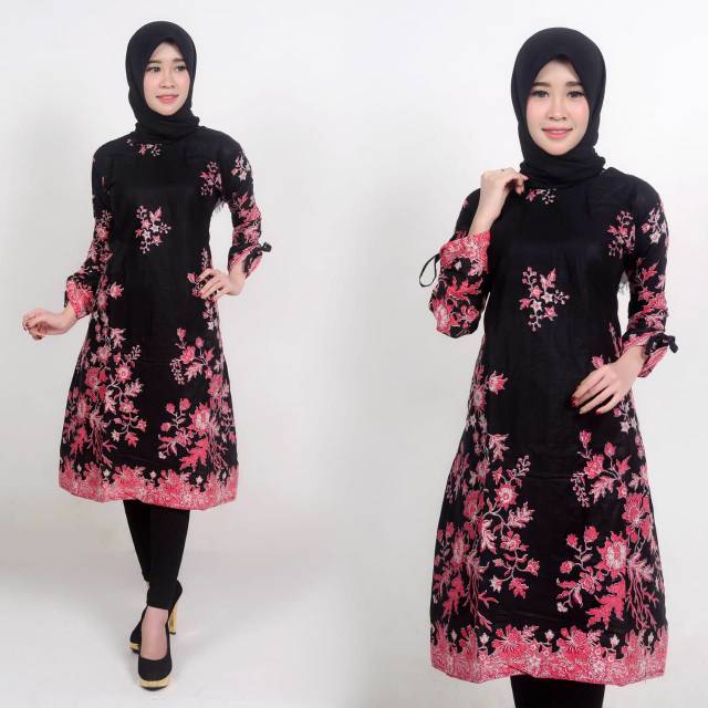 (bisa bayar di rumah ) TUNIK BATIK WANITA PEKALONGAN murah original batik modern modis best seller b