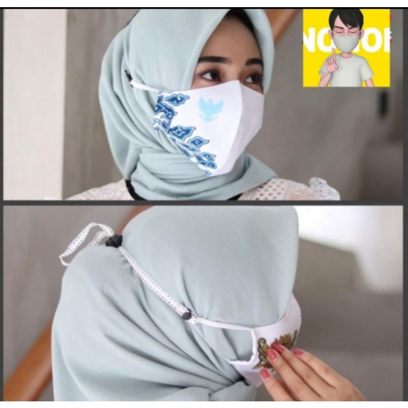 konektor masker tali hijab dewasa anak pengait masker Korea aksesoris