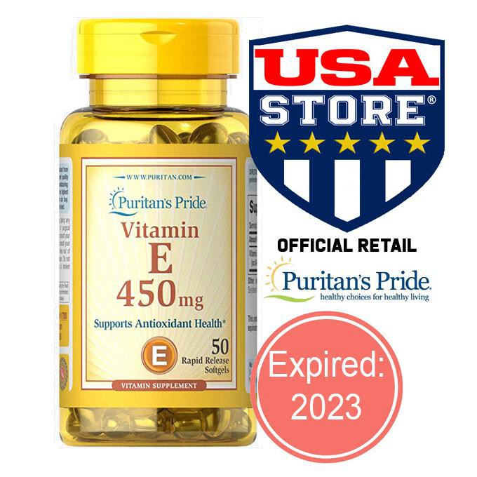 PURITAN VITAMIN E 400 IU 100 SOFTGELS 268 MG PURITAN'S PRIDE E-400 - 1000 IU 50 sg
