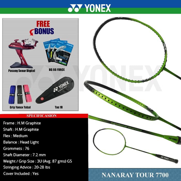 YOEX ARCSABER TOUR 7700 RAKET BADMITNON ORIGINAL
