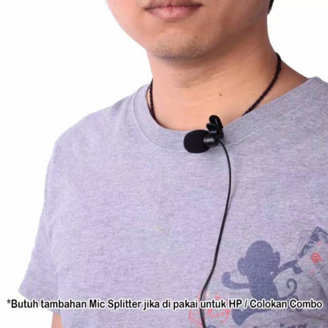 Promo Mic External Laptop Handphone Komputer  Microphone Berkualitas