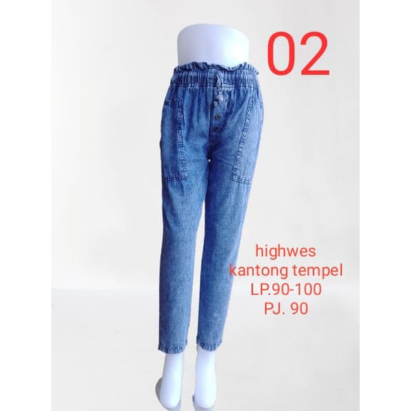 Haightwaist Baggypant Jeans Cewek