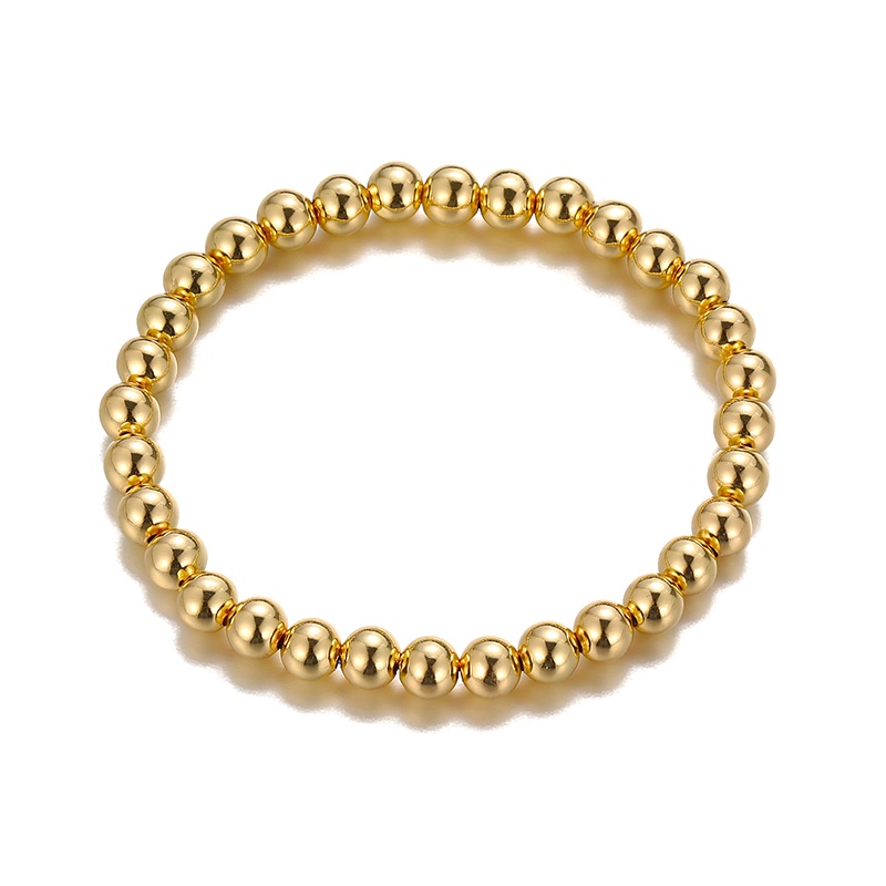 17km Gelang Tangan Rantai Aksen Bola Kristal Imitasi Gaya Vintage Untuk Wanita-4